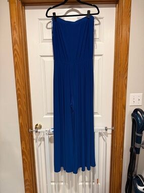 MSK Royal Blue Wide-Leg Jumpsuit